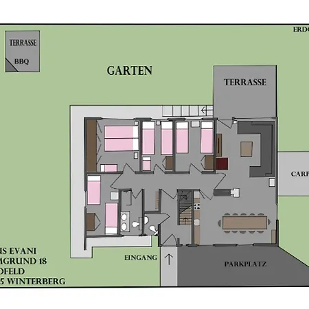 Сasa de vacaciones Ferienhaus Hildfeld Winterberg